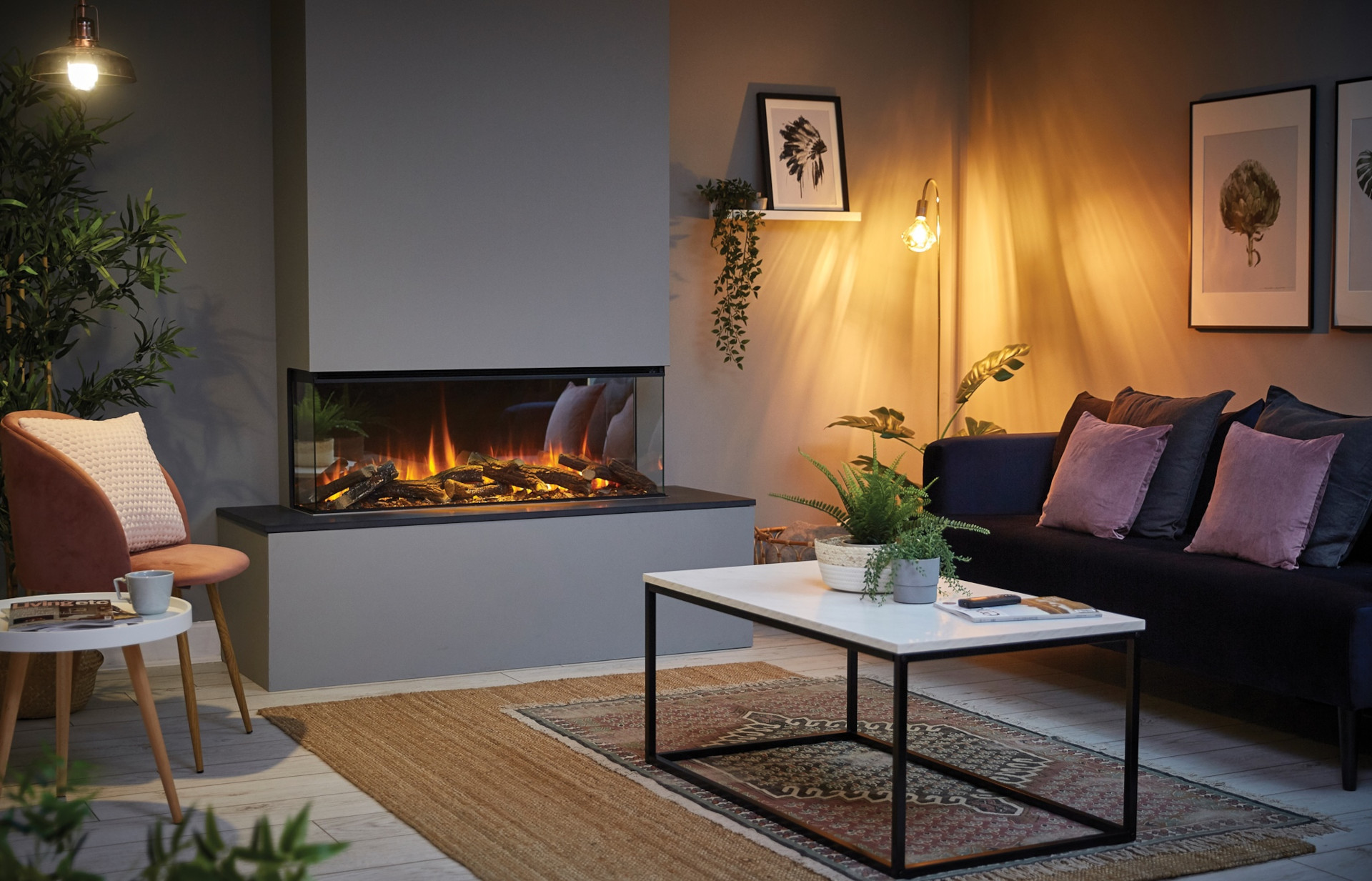 Cheminée électrique par Chaleur & Création à Pornic
